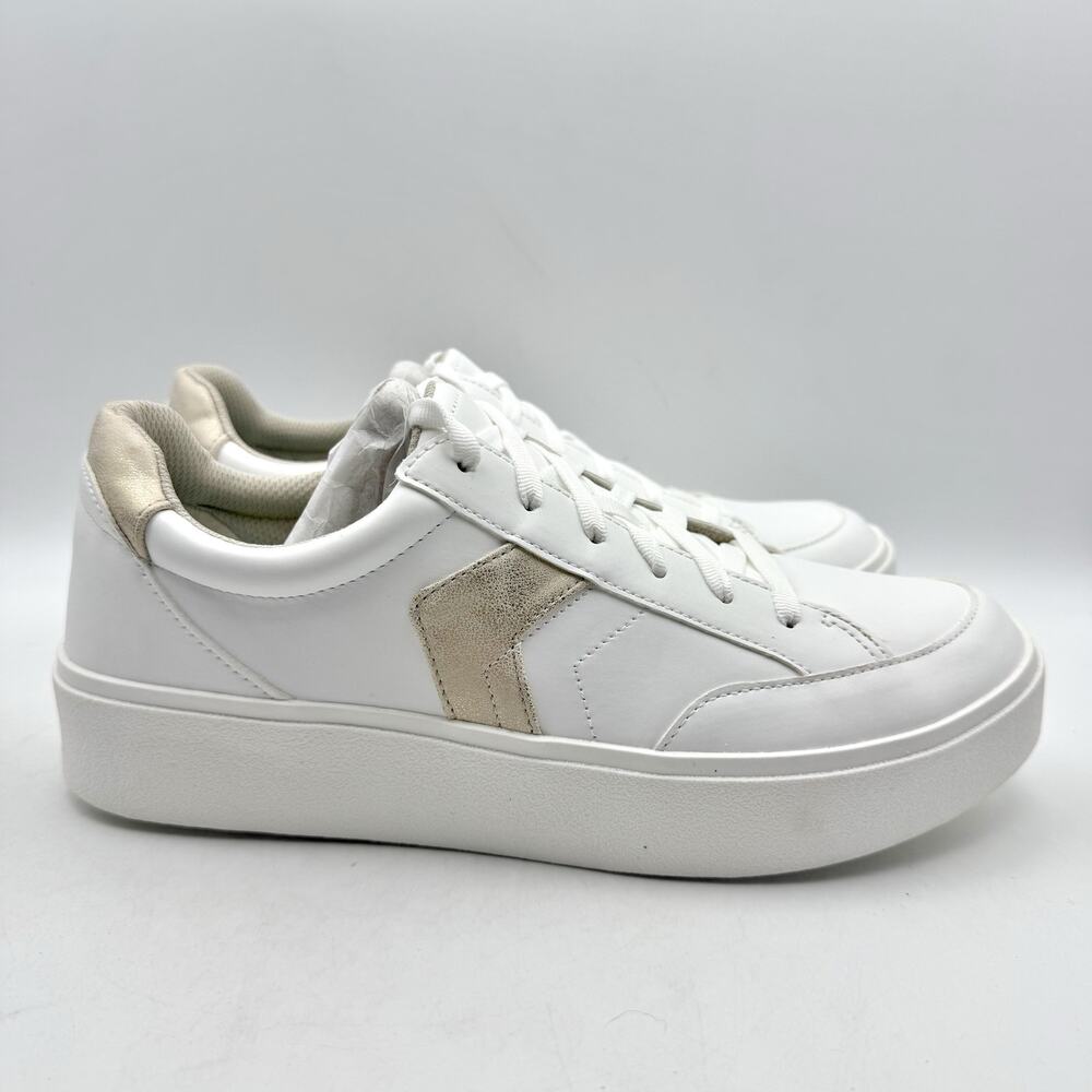 Dr. Scholls Womens Madison Low Top Sneakers US 10 Wide White Vegan Leather NIB - Picture 3 of 12